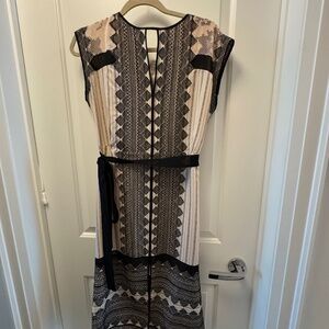 BCBG MazAzria runway silk occasion dress
